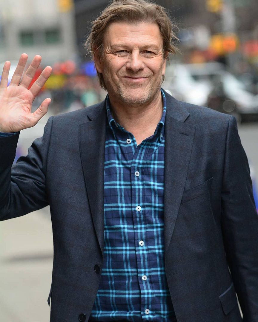 Sean promoting "The Oath"